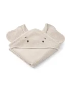 Liewood кърпа от памук Albert Elephant Hooded Towel бежова LW21158