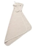 Liewood кърпа от памук Albert Elephant Hooded Towel бежова LW21158
