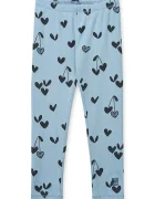 Liewood клин за деца Marien Printed Rib Leggings син със стандартна талия LW20672