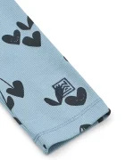 Liewood клин за деца Marien Printed Rib Leggings син със стандартна талия LW20672