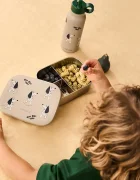 Liewood Кутия за обяд за деца Arthur Printed Lunchbox сива LW14982