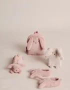 Liewood моливник за деца Shannon Rabbit Plush Pencil Case бежов LW20871