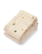 Liewood муслинова пелена за деца от памук Lewis Muslin Cloth 2-Pack бежова LW14907