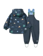 Liewood непромокаемо яке за деца Manu Rainwear Set тъмносиньо LW19910