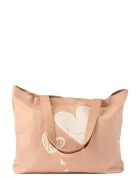 Liewood Памучна чанта Big Totebag в оранжево LW14796