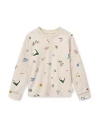 Liewood пижама от две части за деца от памук с еластан Wilhelm Grow Printed Pyjamas Set бежова LW20982