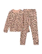 Liewood пижама от две части за деца от памук с еластан Wilhelm Grow Printed Pyjamas Set розова LW20982