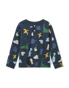Liewood пижама от две части за деца от памук с еластан Wilhelm Grow Printed Pyjamas Set тъмносиня LW20982