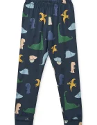 Liewood пижама от две части за деца от памук с еластан Wilhelm Grow Printed Pyjamas Set тъмносиня LW20982