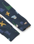 Liewood пижама от две части за деца от памук с еластан Wilhelm Grow Printed Pyjamas Set тъмносиня LW20982
