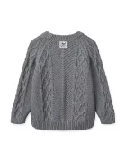 Liewood пуловер за деца от памук Ari Cotton Knit Jumper сив LW21426