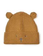 Liewood шапка за деца от памук Gina Beanie w Bear Embroidery кафява LW21141