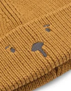 Liewood шапка за деца от памук Gina Beanie w Bear Embroidery кафява LW21141