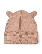 Liewood шапка за деца от памук Gina Beanie w Cat Embroidery розова LW21183