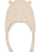Liewood шапка за деца от вълна Aviana Baby Bonnet бежова LW19415