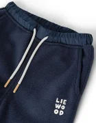 Liewood спортен панталон за деца Wendy Fleece Pants тъмносин със стандартна талия LW20905