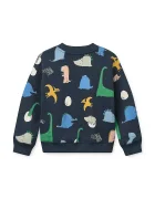 Liewood суичър за деца от памук Ridley Printed Sweatshirt тъмносин LW20989