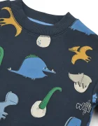 Liewood суичър за деца от памук Ridley Printed Sweatshirt тъмносин LW20989