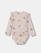Liewood цял бански за бебе Sille Baby Printed Swimsuit бежов LW18935