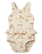 Liewood Цял бебешки бански Amina Baby Printed Swimsuit