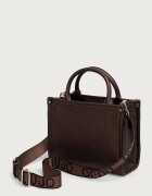 Liu Jo чанта crossbody дамска от имитация на кожа кафява AF6192 ES039
