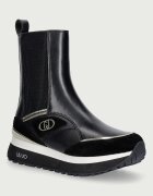 Liu Jo MAXI WONDER 103 боти челси дамски от кожа черни BF6071P030422222