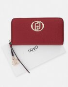 Liu Jo портфейл дамски от имитация на кожа червен AF6105 ES039