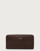 Liu Jo портфейл дамски от имитация на кожа кафяв AF6170 E1019