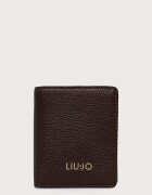 Liu Jo портфейл дамски от имитация на кожа кафяв AF6177 E1019