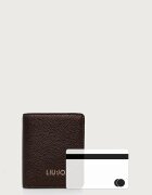 Liu Jo портфейл дамски от имитация на кожа кафяв AF6177 E1019