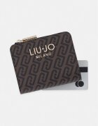 Liu Jo портфейл дамски от имитация на кожа кафяв AF6193 E1137