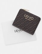 Liu Jo портфейл дамски от имитация на кожа кафяв AF6193 E1137