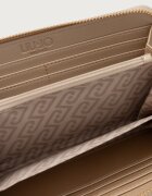 Liu Jo портфейл дамски от имитация на кожа златен AF6170 E1019