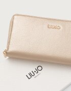 Liu Jo портфейл дамски от имитация на кожа златен AF6170 E1019