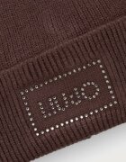 Liu Jo шапка beanie дамска с вълна зелена 2F6022 MA38S