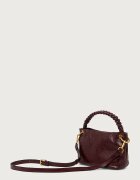 Lola casademunt чанта crossbody дамска от имитация на кожа бордо LF2604028