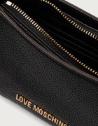 Love Moschino чанта дамска от имитация на кожа черна JC4096PP1PLT1000
