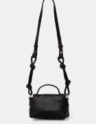 Love Moschino чанта дамска от имитация на кожа черна JC4236PP0OKC0000