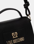 Love Moschino чанта дамска от имитация на кожа черна JC4236PP0OKC0000