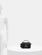 Love Moschino чанта дамска от имитация на кожа черна JC4236PP0OKC0000
