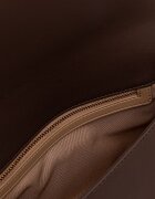 Love Moschino чанта дамска от имитация на кожа кафява JC4109PP1PKD0300