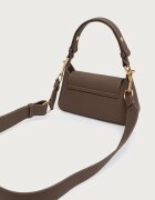 Love Moschino чанта дамска от имитация на кожа кафява JC4268PP0PKR0203
