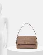 Love Moschino чанта дамска от имитация на велур бежова JC4092PP1PLD110A