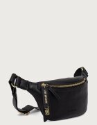 Love Moschino чанта за кръста дамска от имитация на кожа черна JC4227PP0PKG0000