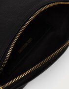 Love Moschino чанта за кръста дамска от имитация на кожа черна JC4227PP0PKG0000