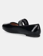 Love Moschino Кожени балеринки в черно JA11071G1NII0000