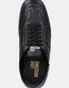 Love Moschino Кожени маратонки в черно JA10201G1NIA0000