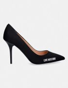 Love Moschino Обувки с тънък ток в черно JA10299G1OIM0000