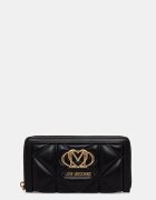 Love Moschino портфейл дамски от имитация на кожа черен JC5644PP1PLC0000