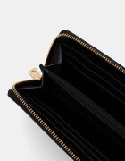 Love Moschino портфейл дамски от имитация на кожа черен JC5644PP1PLC0000
